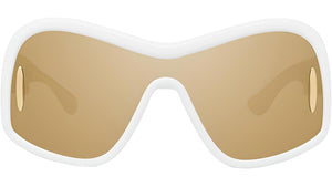 Anagram White Mask Sunglasses