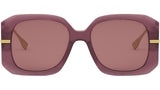 Fendigraphy Violet Geometric Sunglasses