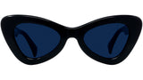 1970 Black Butterfly Sunglasses