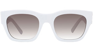 4G White Square Sunglasses