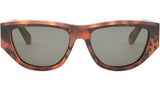 CELINE Monochroms Leopard Print Cat eye Sunglasses