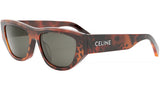 CELINE Monochroms Leopard Print Cat eye Sunglasses