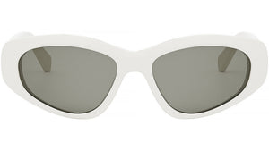 CELINE Monochroms Ivory Geometric Sunglasses