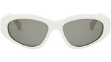 CELINE Monochroms Ivory Geometric Sunglasses