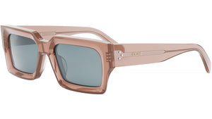 CELINE 3 Dots Pink Rectangular Sunglasses