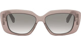 Triomphe Opaline Pink Rectangular Sunglasses