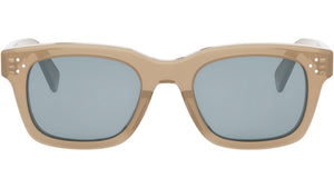 CELINE 3 Dots Transparent Honey Geometric Sunglasses