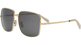 Rhinestone Triomphe Endura Gold Square Sunglasses