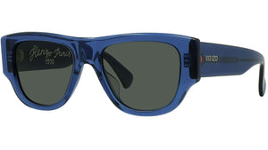 1970 Blue Geometric Sunglasses