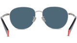 AKA Silver Round Sunglasses