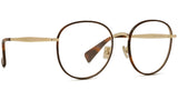 Boke Flower Yellow Round Eyeglasses