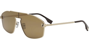 Fendi Sky Yellow Mask Sunglasses