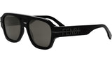 Fendigraphy Black Square Sunglasses