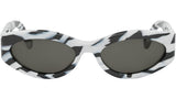 CELINE Monochroms Animalier Geometric Sunglasses