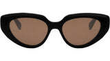 CELINE 3 Dots Black Cat Eye Sunglasses