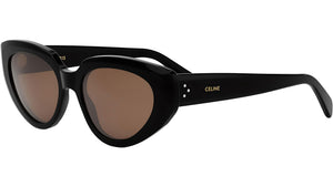 CELINE 3 Dots Black Cat Eye Sunglasses