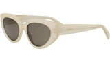 CELINE 3 Dots Beige Cat Eye Sunglasses