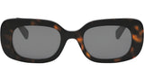 CELINE 3 Dots Dark Havana Rectangular Sunglasses