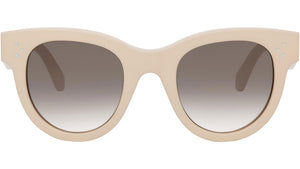 CELINE 3 Dots Ivory Round Sunglasses