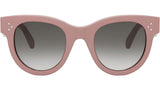 CELINE 3 Dots Pink Round Sunglasses