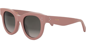 CELINE 3 Dots Pink Round Sunglasses