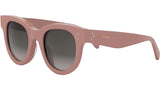 CELINE 3 Dots Pink Round Sunglasses