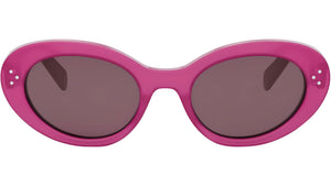 CELINE 3 Dots Opaline Fuchsia Round Sunglasses