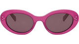 CELINE 3 Dots Opaline Fuchsia Round Sunglasses