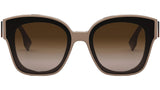 Fendi First Brown Square Sunglasses