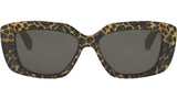 Triomphe Tiger Print Rectangular Sunglasses