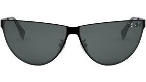 Fendi Cut Out Black Cat Eye Sunglasses