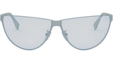 Fendi Cut Out Blue Cat Eye Sunglasses