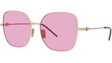 GV Speed Light Gold Geometric Sunglasses