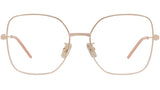 GV Speed Gold Geometric Eyeglasses