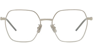 GV Speed Silver Geometric Eyeglasses