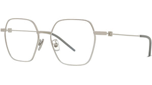 GV Speed Silver Geometric Eyeglasses