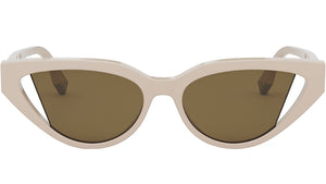 Fendi Way Ivory Cat Eye Sunglasses