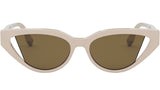 Fendi Way Ivory Cat Eye Sunglasses