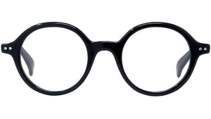 Boke Flower Black Round Eyeglasses