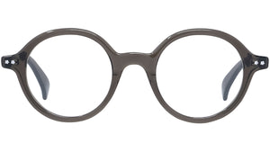 Boke Flower Grey Round Eyeglasses