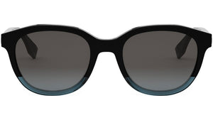 Fendi Essential Black Round Sunglasses