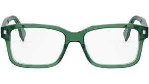 Fendi Green Rectangular Eyeglasses