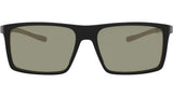 Bolide Black Rectangular Sunglasses