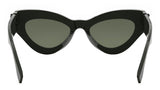 FF Diamonds Green Cat Eye Sunglasses