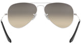 Aviator Gradient RB3025 003/32 Silver Grey