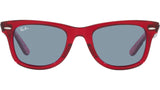 Wayfarer RB2140 661456 transparent red