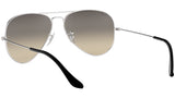 Aviator Gradient RB3025 003/32 Silver Grey