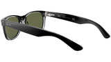 New Wayfarer Color Mix RB2132 black on transparent