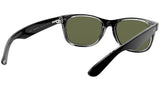 New Wayfarer Color Mix RB2132 black on transparent