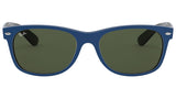 New Wayfarer Color Mix RB2132 rubber blue on black